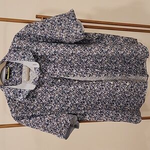 Milano Men's Blue Floral shirt